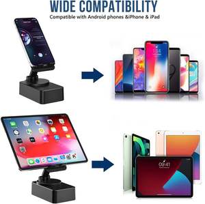 <b>Phone</b> Stand Wireless <b>for</b> V5.3 <b>Speakers</b> RGB IPX4 Waterproof <b>for</b> Digital Anti-Slip Design-Perfect Gift <b>for</b> Men Women Home - Product Image 5