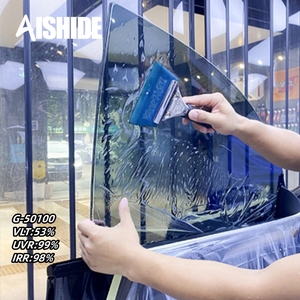 Aishide nhà sản xuất 152*30 m CuộN cửa sổ năng lượng mặt trời cách nhiệt xe màu kính bảo vệ phim siêu cao Nano gốm vlt 53% phim - Product Image 1