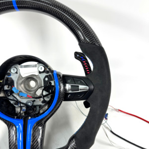 Volante de Fibra de Carbono para <span class=keywords><strong>BMW</strong></span> F10 F11 F15 F18 F20 F23 F25 F30 F32 F35 F40 F80 E84 E87 E90 E92 E93, Accesorios para Automóviles - Product Image 6