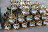 Chambre de frein de camion robuste 3030 pouces, pièce de système de freinage de camion jaune ISO Tianjin 9kg IRJ