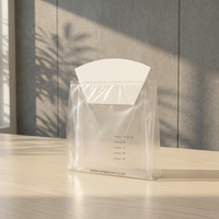 Sac de collecte jetable transparent de 22 oz, très vendu, avec protection des mains, pour liquides (estompage à chaud), usage urinaire et vomi, sac de commodité