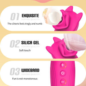 Vibrador Estimulador de Clítoris y Pezones con Diseño de Orejas de Cachorro para Mujeres, Mini Vibrador de Masaje con Múltiples Frecuencias - Product Image 6