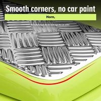 Protecteur de capot modifié pour les kits de carrosserie de voiture Jimny avec bande décorative Accessoires tout-terrain pour la décoration de voiture