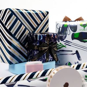 Papel de regalo metálico al por mayor 43*300 cm papel de regalo embalaje - Product Image 5