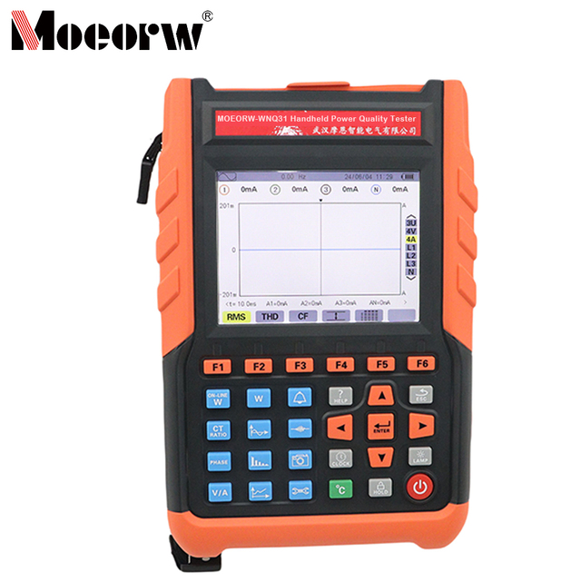 High-Precision Handheld Power Quality Analyzer MEDQ-2000A with 50th Harmonic Analysis & Transient Capture