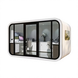 Cabaña <span class=keywords><strong>Apple</strong></span> Inteligente, Moderna, Ecológica y Duradera para Uso Comercial en Cafeterías al Aire Libre, Aislada, Resistente a la Intemperie, de Construcción Rápida, Tipo Glamping Pod - Product Image 6