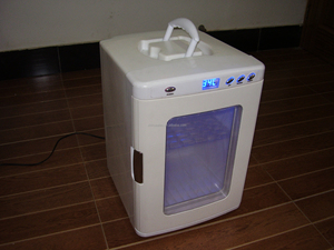 Electric <strong>Mini</strong> Bottom-Freezer Fridge 25L Portable Absorption Quiet Operation for Bedroom Office Dorm Car &amp; Hotel Use - Product Image 3