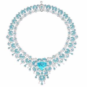 Set di Gioielli di Lusso SGARIT in <span class=keywords><strong>Oro</strong></span> Massiccio 18k Personalizzato, Certificato GUILD, con Diamanti Naturali e Gemme Naturali, Set Collana - Product Image 1