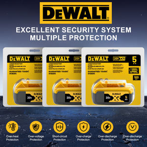 بطارية ليثيوم أيون بسعة عالية 5.0 أمبير/ساعة لأدوات DeWalt 20 فولت و60 فولت Max، متوافقة مع موديل DCB206، طاقة تدوم طويلاً - Product Image 3
