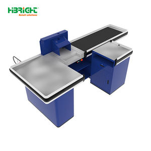 Mostrador de Caja para <span class=keywords><strong>Supermercado</strong></span>, Comercial, de Acero, con Cinta Transportadora - Product Image 5