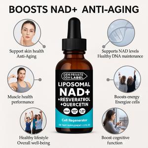 Fabrieksprijs Hoge Potentie Focus Volwassenen <span class=keywords><strong>Nad</strong></span> Plus Vloeibaar Supplement Druppels Celregenerator Voor Een Lange Levensduur Energie - Product Image 2