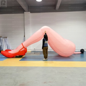 อุปกรณ์ประกอบฉากเวทีขนาดใหญ่รูปทรงเซ็กซี่ ของเล่นเป่าลมรูปผู้หญิงสำหรับผู้หญิง ลูกโป่งสำหรับโฆษณาในไนท์คลับ ของเล่นเซ็กซี่รูปขาเรียวยาว - Product Image 2