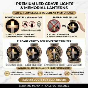 Linterna Solar LED <span class=keywords><strong>para</strong></span> Tumbas, Luz Conmemorativa <span class=keywords><strong>para</strong></span> <span class=keywords><strong>Cementerio</strong></span>, Diseño de Cruz Cristiana y Ángel, <span class=keywords><strong>para</strong></span> Decoración de Tumbas (OEM/ODM) - Product Image 2