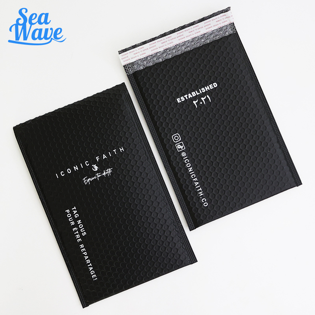 Low MOQ OEM Bubble Mailer with Custom Logo Waterproof PE Bubble Delivery Envelope Bag Packaging Guangdong