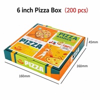 Boîtes à pizza en carton ondulé pour emballage alimentaire avec logo personnalisé, vente en gros directe d'usine, faible MOQ pour la livraison à emporter des restaurants