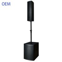 Caisson de basses professionnel 12 pouces haut-parleur de fête système de sonorisation DJ Line Array haut-parleur de colonne actif