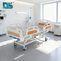 Table de repas mobile pour lit médicalisé, 5 fonctions, réglage hydraulique ABS, lit d'hôpital manuel pour patient