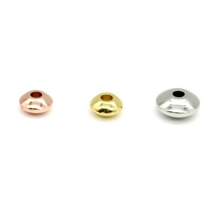 Anno Jewelry Stainless Steel Beads 6mm Round <b>Spacer</b> Beads For DIY Jewelry Making Accessories Gold Silver Rose Gold Color - Product Image 5