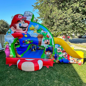 Bên Cho Thuê Kitty <span class=keywords><strong>Inflatable</strong></span> Bouncer Anime Hình Nhà Bị Trả Lại Với Slide Cho Cô Gái Phim Hoạt Hình Lâu Đài Bouncy Cho Trẻ Em Ngoài Trời - Product Image 5