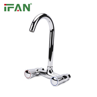 IFAN vente en gros 883.494.03B eau utilisation laiton Bibcock robinet argent laiton Bibcock poignée bavoir robinet d'eau