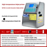 Imprimante à jet d'encre portable entièrement automatique W700, nouvelle machine de codage de date d'expiration intelligente, emballage flexible/œuf