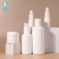 YAN Packaging – Ensemble cosmétique haut de gamme en céramique blanche : flacon compte-gouttes/bouchon à vis/pompe en verre 50g 100ml 200ml, pot à crème, sérum, huile, lotion