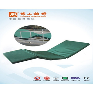 Foshan Wheelchair Manual Hospital <b>Bed</b> FS535-B With Mattress Stainless Steel <b>Folding</b> <b>Bed</b> For Nursing Care - Product Image 1