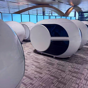 Mini-capsule spatiale de couchage, structure en acier, hôtel, aéroport, logement temporaire insonorisé, chambre individuelle, hébergement - Product Image 2