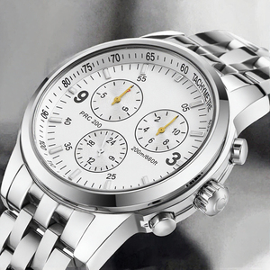 Montre mécanique automatique de sport de luxe pour homme, étanche, bracelet en acier inoxydable, lumineuse 24 heures - Product Image 2