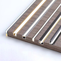 Promotion : Profilé en aluminium trempé T5 W10x8mm pour éclairage encastré à LED, surface anodisée, plinthe lumineuse LED