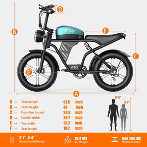 Directo del Fabricante con Envío Rápido, Bicicleta de Montaña con Motor Trasero de 20 Pulgadas, 1500W, 48V, Alta Velocidad y Gran Autonomía - Product Image 4
