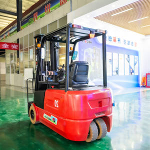 Carretilla elevadora eléctrica de 3 ruedas marca OEM Shantui, camión de rueda de tres puntos con batería de litio 1,6 T 1,8 T 2T Triplex Mast 4,5 m 5M 6m Reach - Product Image 5