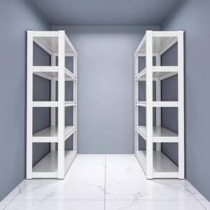 Étagère de rangement réglable multicouche en acier au carbone Zwj Hj pour entrepôt, maison, balcon, supermarché, blanc, épaisseur 0,4 mm - Product Image 2