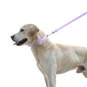 Set <span class=keywords><strong>Harnesses</strong></span> Anjing PVC 3-in-1 Tahan Air dengan Tali & Kalung, Perlengkapan Jalan-Jalan yang Serasi untuk Anjing Kecil dan Sedang - Product Image 1