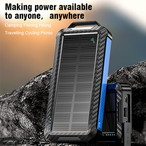 Banque d'alimentation <span class=keywords><strong>solaire</strong></span> magnétique sans fil, Power Bank de voyage avec lampe torche LED intégrée et câble intégré pour les aventures en plein air - Product Image 6