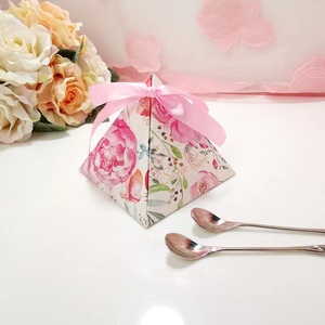 Tùy Chỉnh Tinh Tế Lá Vàng 2Mm Matte Nghệ Thuật Bìa Các Tông Hộp Di Động Tùy Chỉnh Kẹo Tam Giác Hộp Cho Đồ Trang Sức Và Quà Tặng - Product Image 5