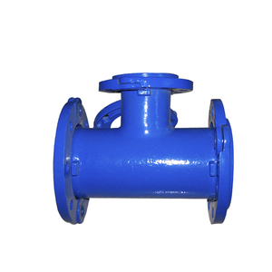 Conexiones de Tubería de Hierro Dúctil con Recubrimiento Epóxico EN545 PN10/16, Conexión en T con Brida Desmontable - Product Image 2