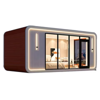 Villa modulaire 20/40 pieds, Cabine mobile Apple, Maison préfabriquée, Bureau, Hôtel, Cabine mobile, Conteneur, Cabine Apple de luxe