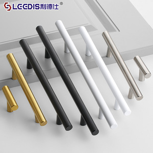 LGGDIS T-Shaped Cabinet Handle Stainless Steel Powder Coated Minimalist Design For Furniture Drawer <b>Door</b> - Product Image 1