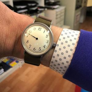 Montre mécanique à remontage manuel Red Star 40mm en acrylique, série sous-marine <span class=keywords><strong>russe</strong></span> antique 1963, aiguilles simples, pour pilotes - Product Image 4