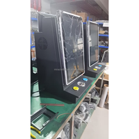 Console de jeu de bureau en gros d'usine, écran tactile 23,6 pouces, console de jeu avec éclairage LED, construction métallique, anglais/espagnol