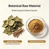Extrait de poudre de Horny Goat Weed à faible teneur en métaux lourds, 98 % d'icariine, avec polyphénols, pour la recherche en suppléments à base de plantes