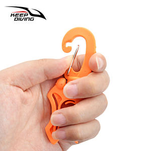 Paquete de 2 Hebillas de Liberación Rápida para Cabezal Secundario de Buceo de Fibra de Vidrio, Regulador de Respiración BCD, Abrazadera de Manguera de Baja Presión, Gancho para Manguera - Product Image 5