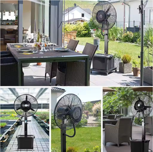 New Design 24 Inch Big Industrial Floor air Cooler Mist <b>Standing</b> Pedestal <b>Fan</b> With Water Spray - Product Image 6
