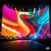 Location d'écran LED pour scène, écran LED couleur pleine P3.91, panneau LED 500x500mm pour événements
