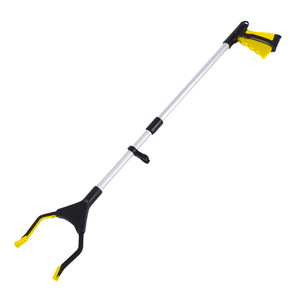Pinza recogedora de basura portátil de mango largo, extra larga, de acero inoxidable, para recoger ratas y ratones muertos - Product Image 1
