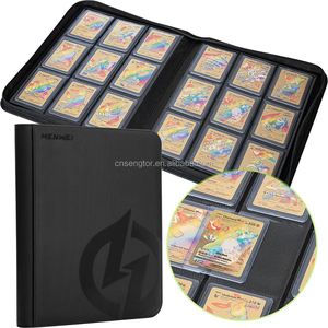Top Loader Binders 4 9 Pockets PU <strong>Folder</strong> Game Leather Tcg Trading Card Toploader Card Binder <strong>Folder</strong> - Product Image 1