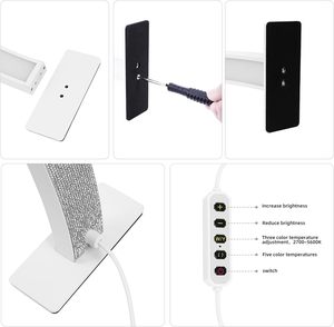 28 inch vẻ đẹp móng tay điền ánh sáng chăm sóc mắt lông mi ánh sáng mặt trăng thêu đèn U loại nửa mặt trăng vẻ đẹp ánh sáng - Product Image 2