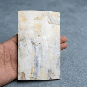 Plaquettes de manche de couteau en corne de bœuf naturelle, taille personnalisée, matériau poli pour la fabrication artisanale de couteaux, remplacement de manche artisanal - Product Image 1
