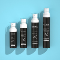 Bouteille de pulvérisation cosmétique pour tonique visage coloré personnalisé, flacon pulvérisateur en plastique écologique pour soins de la peau